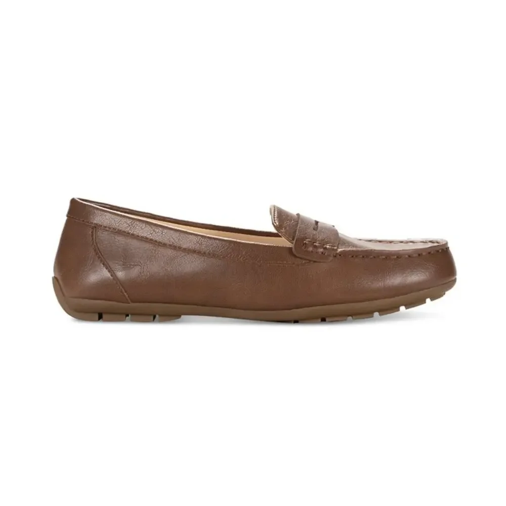 NWOB Style & Co Women's Serafinaa Driver Penny Loafers Brown 6.5